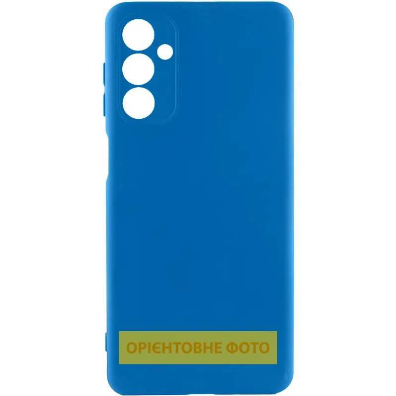 Чохол TPU GETMAN Liquid Silk Full Camera для Xiaomi Redmi 10C Синій / Royal blue