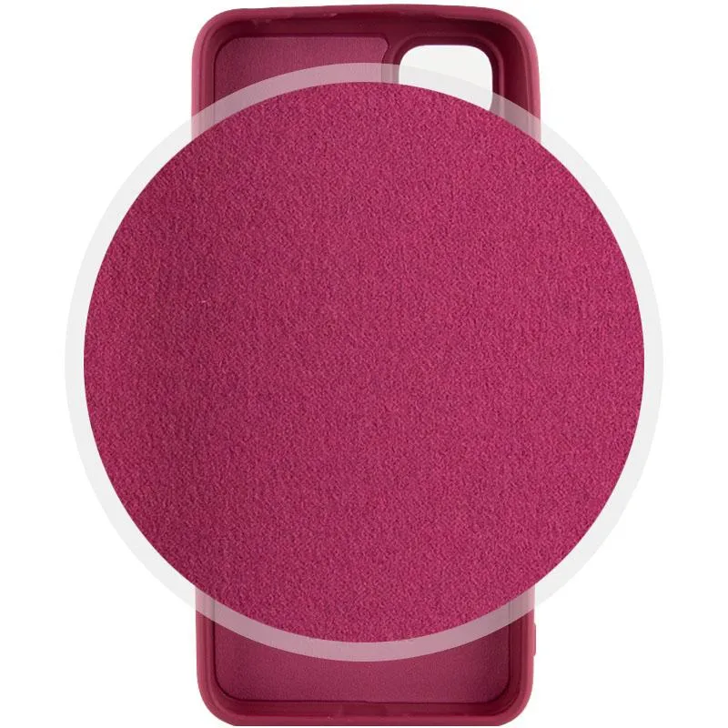 Чохол TPU GETMAN Liquid Silk Full Camera для Xiaomi Redmi Note 11 / Note 11S Бордовий / Marsala — фото 3