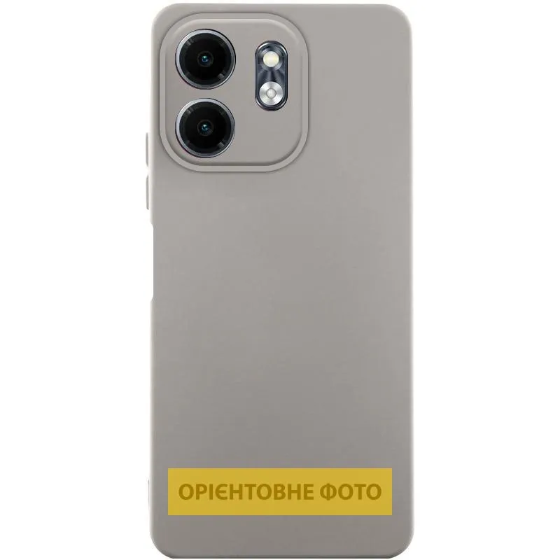 Чохол TPU GETMAN Liquid Silk Full Camera для Xiaomi Redmi Note 11 / Note 11S Сірий / Lavender