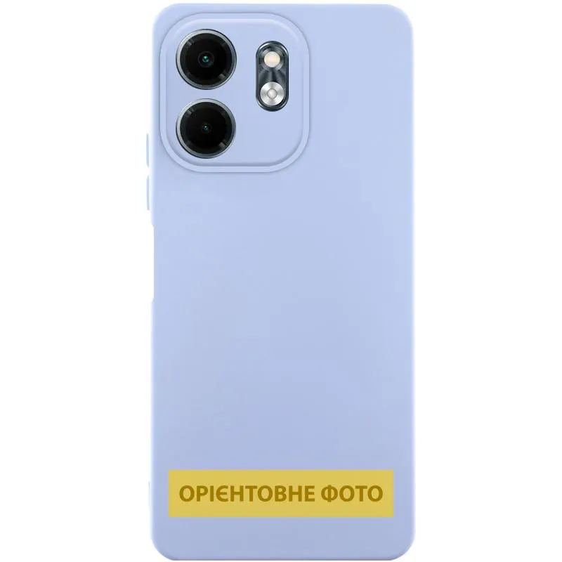 Чохол TPU GETMAN Liquid Silk Full Camera для Xiaomi Redmi Note 11 / Note 11S Бузковий / Light purple