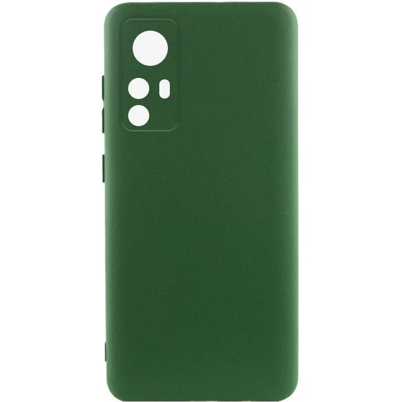 Чохол TPU GETMAN Liquid Silk Full Camera для Xiaomi Redmi Note 12S Зелений / Dark green