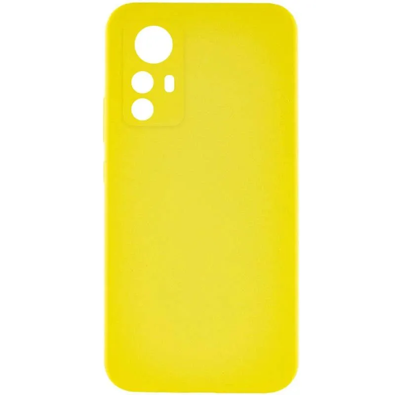 Чохол TPU GETMAN Liquid Silk Full Camera для Xiaomi Redmi Note 12S Жовтий / Flash