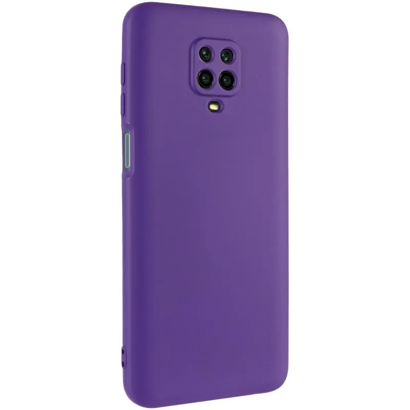 Чохол TPU GETMAN Liquid Silk Full Camera для Xiaomi Redmi Note 9s / Note 9 Pro / Note 9 Pro Max Фіолетовий / Ultra Violet