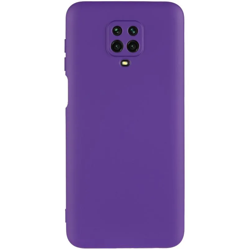 Чохол TPU GETMAN Liquid Silk Full Camera для Xiaomi Redmi Note 9s / Note 9 Pro / Note 9 Pro Max Фіолетовий / Ultra Violet — фото 3