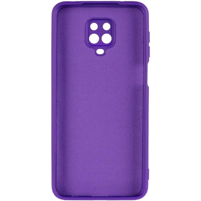 Чохол TPU GETMAN Liquid Silk Full Camera для Xiaomi Redmi Note 9s / Note 9 Pro / Note 9 Pro Max Фіолетовий / Ultra Violet — фото 4