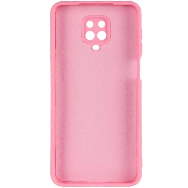 Чохол TPU GETMAN Liquid Silk Full Camera для Xiaomi Redmi Note 9s / Note 9 Pro / Note 9 Pro Max Рожевий / Pink — фото 4