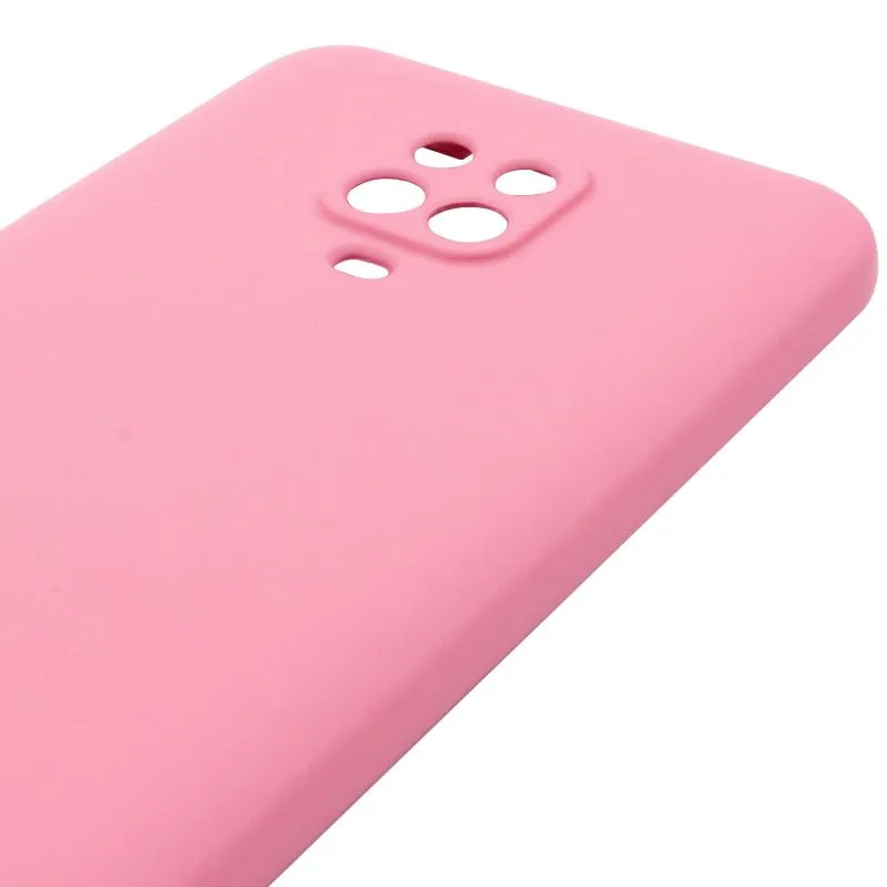 Чохол TPU GETMAN Liquid Silk Full Camera для Xiaomi Redmi Note 9s / Note 9 Pro / Note 9 Pro Max Рожевий / Pink — фото 5