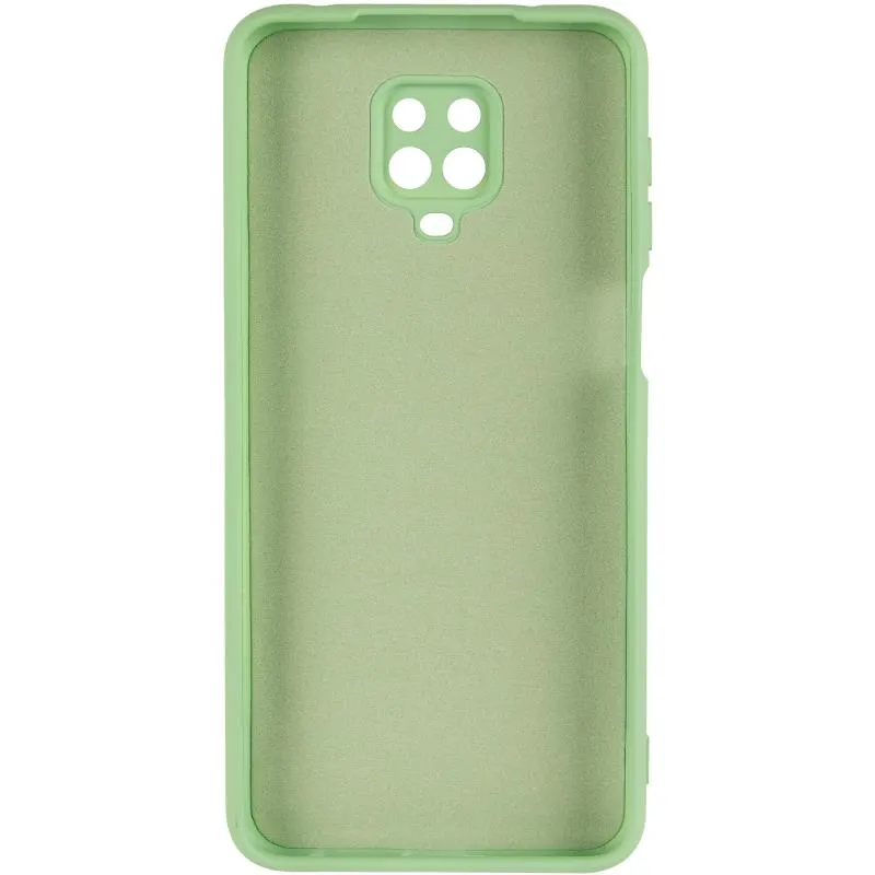 Чохол TPU GETMAN Liquid Silk Full Camera для Xiaomi Redmi Note 9s / Note 9 Pro / Note 9 Pro Max Зелений / Pistachio — фото 4