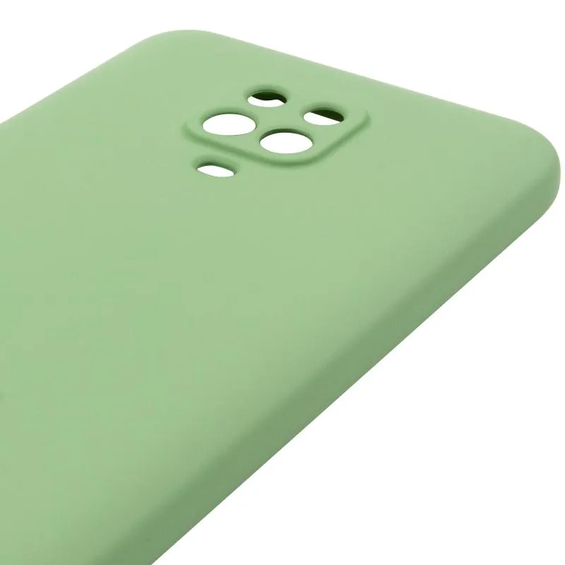 Чохол TPU GETMAN Liquid Silk Full Camera для Xiaomi Redmi Note 9s / Note 9 Pro / Note 9 Pro Max Зелений / Pistachio — фото 5