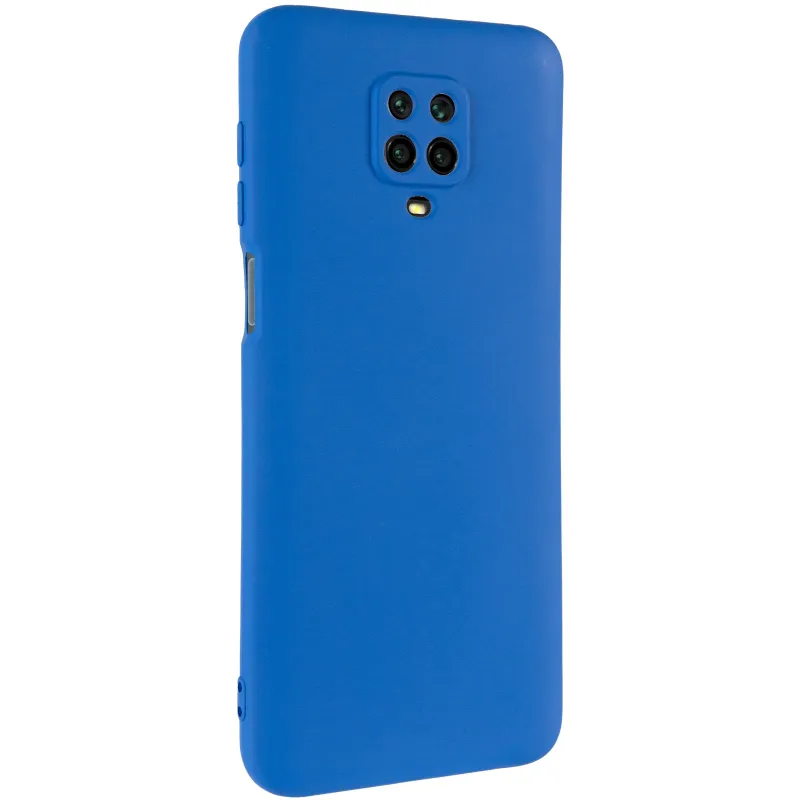 Чохол TPU GETMAN Liquid Silk Full Camera для Xiaomi Redmi Note 9s / Note 9 Pro / Note 9 Pro Max Синій / Royal blue