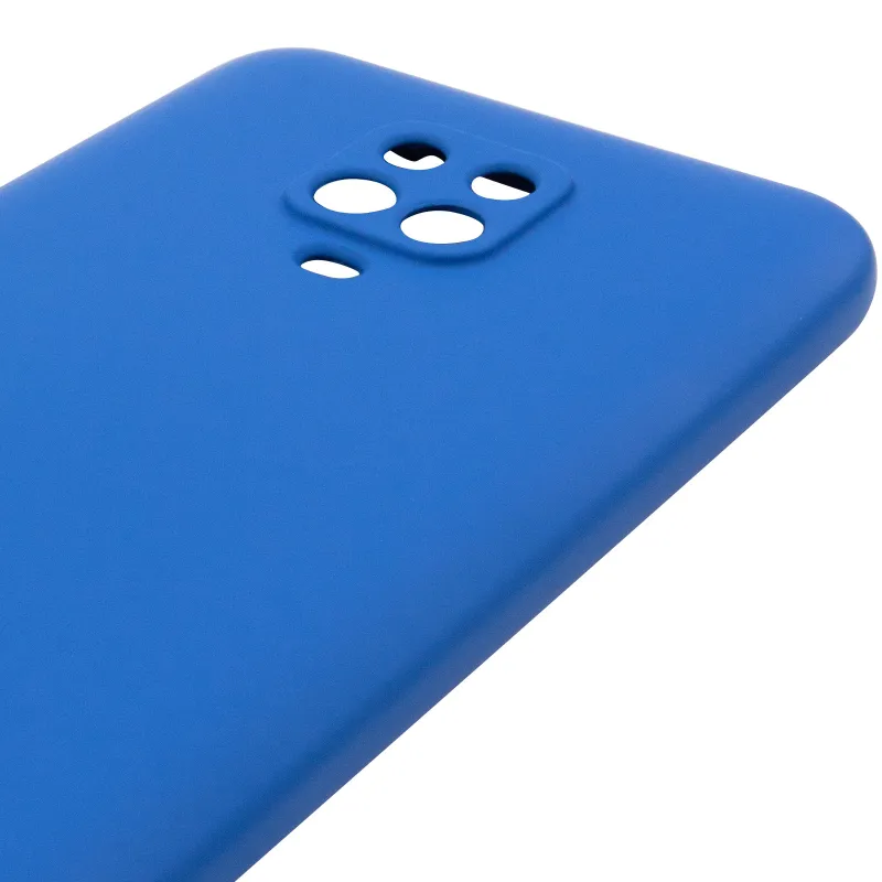 Чохол TPU GETMAN Liquid Silk Full Camera для Xiaomi Redmi Note 9s / Note 9 Pro / Note 9 Pro Max Синій / Royal blue — фото 5
