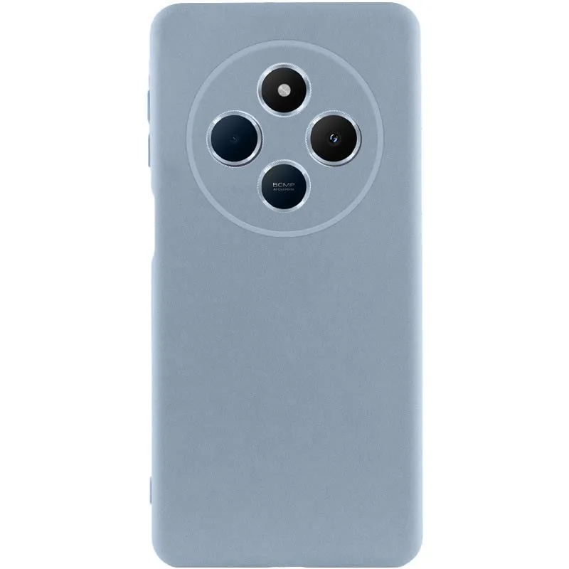 Чохол TPU GETMAN Liquid Silk Full Camera для Xiaomi Redmi 14C / Poco C75 Блакитний / Lilac Blue