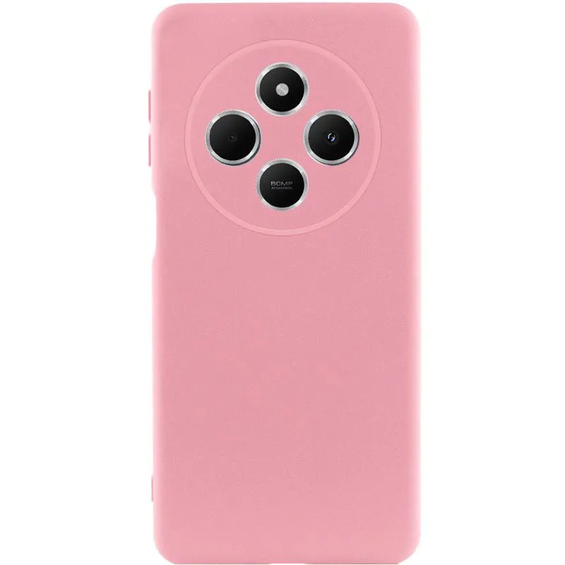 Чохол TPU GETMAN Liquid Silk Full Camera для Xiaomi Redmi 14C / Poco C75 Рожевий / Pink