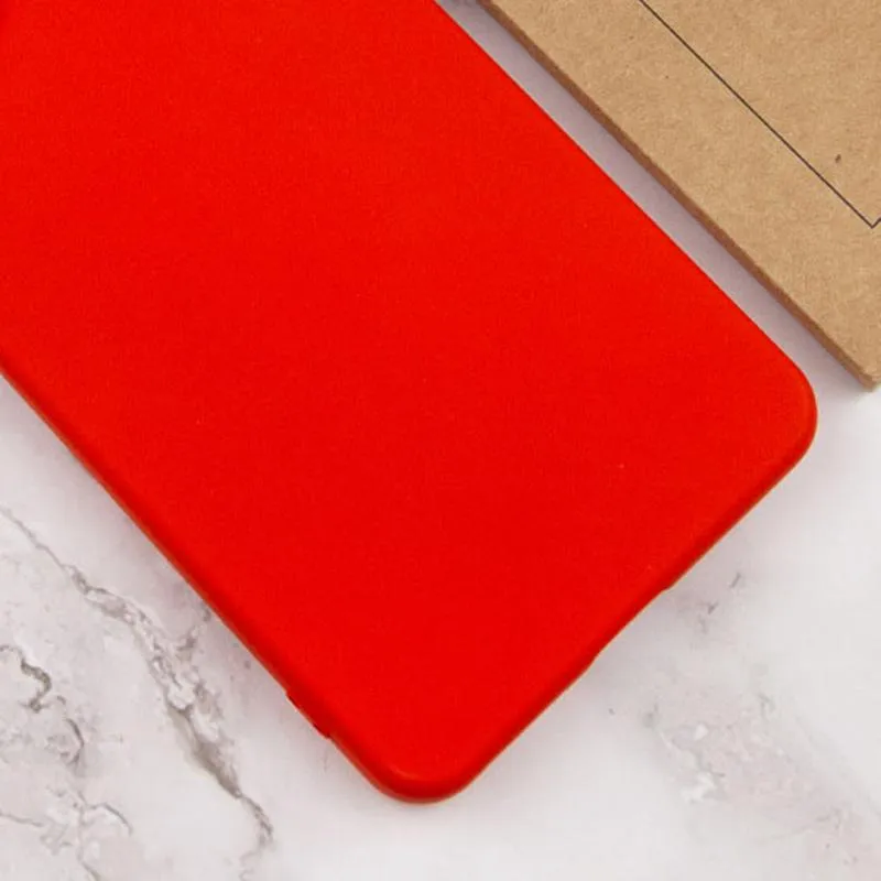 Чохол TPU GETMAN Liquid Silk Full Camera для Xiaomi Redmi 14C / Poco C75 Червоний / Red — фото 3
