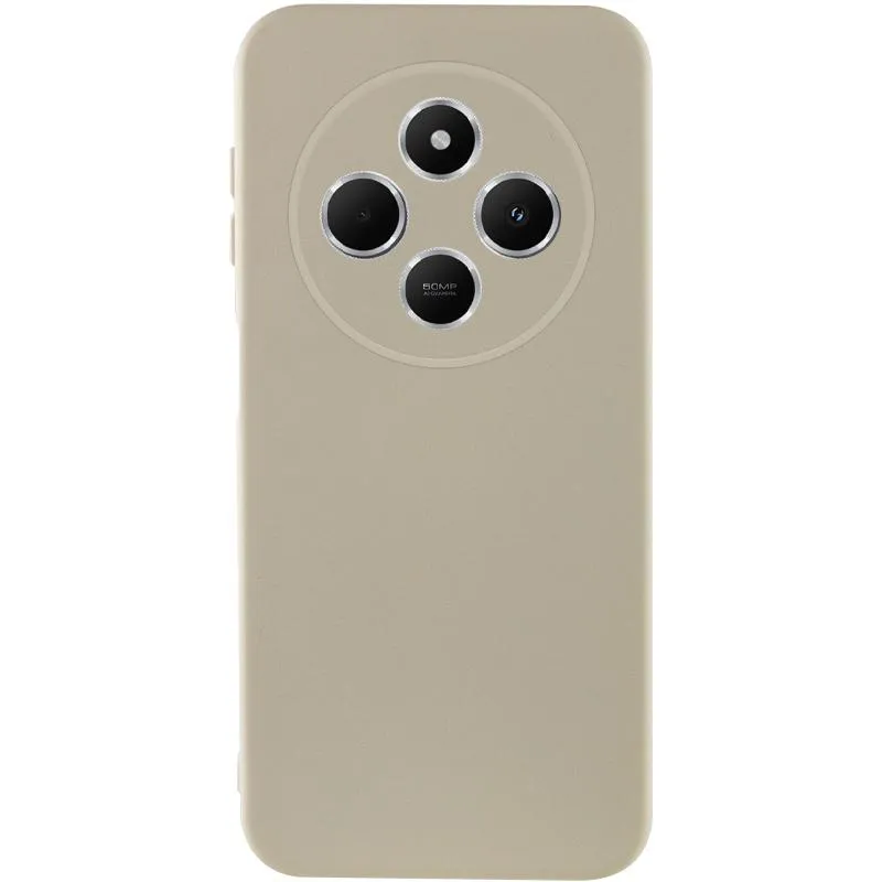 Чохол TPU GETMAN Liquid Silk Full Camera для Xiaomi Redmi 14C / Poco C75 Пісочний / Sand