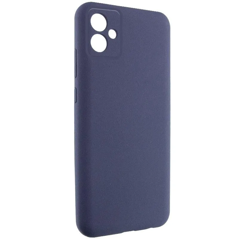 Чохол TPU GETMAN Liquid Silk Full Camera для Samsung Galaxy A06 Синій / Midnight Blue — фото 2