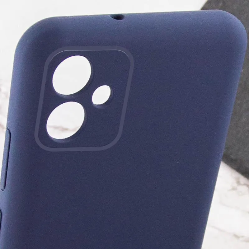Чохол TPU GETMAN Liquid Silk Full Camera для Samsung Galaxy A06 Синій / Midnight Blue — фото 4