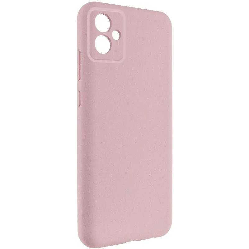 Чохол TPU GETMAN Liquid Silk Full Camera для Samsung Galaxy A06 Рожевий / Pink Sand — фото 2
