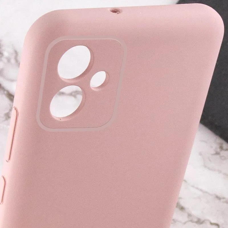 Чохол TPU GETMAN Liquid Silk Full Camera для Samsung Galaxy A06 Рожевий / Pink Sand — фото 4
