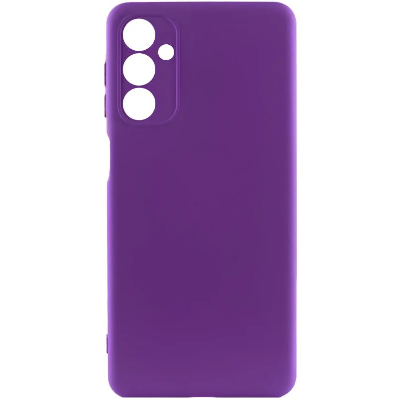 Чохол TPU GETMAN Liquid Silk Full Camera для Samsung Galaxy A16 4G/5G Фіолетовий / Purple