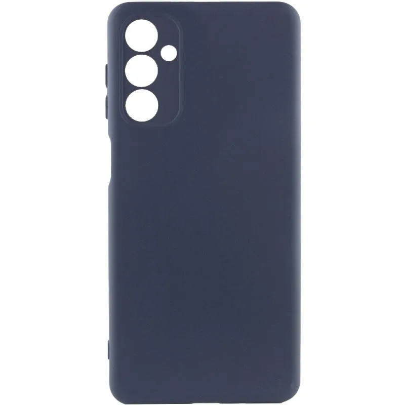 Чохол TPU GETMAN Liquid Silk Full Camera для Samsung Galaxy A16 4G/5G Синій / Midnight Blue