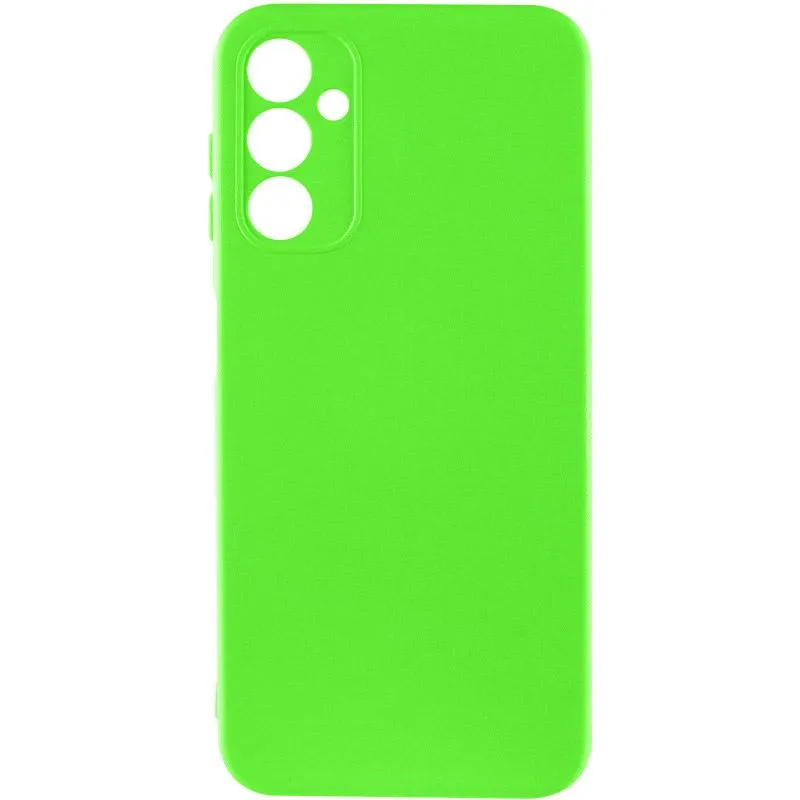 Чохол TPU GETMAN Liquid Silk Full Camera для Samsung Galaxy A16 4G/5G Салатовий / Neon Green