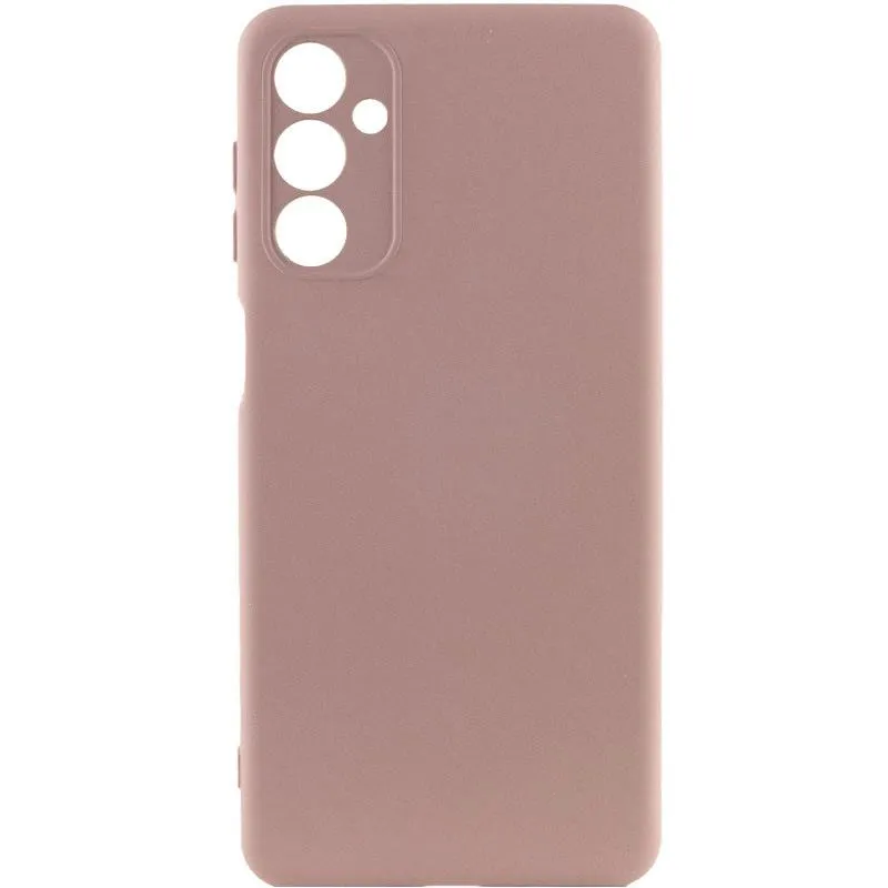 Чохол TPU GETMAN Liquid Silk Full Camera для Samsung Galaxy A16 4G/5G Рожевий / Pink Sand