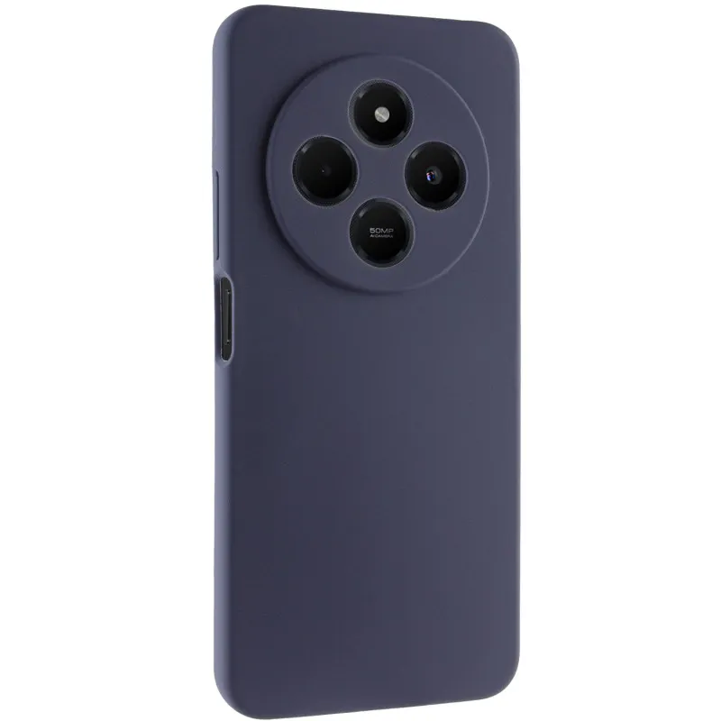 Чохол Silicone Cover Lakshmi Full Camera для Xiaomi Redmi 14C / Poco C75 Темно-синій / Midnight blue