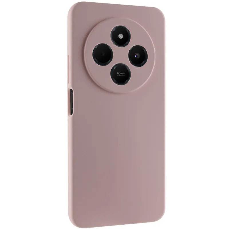 Чохол Silicone Cover Lakshmi Full Camera для Xiaomi Redmi 14C / Poco C75 Рожевий / Pink Sand