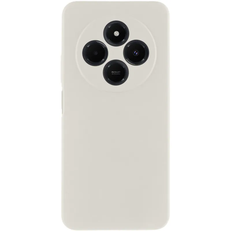 Чохол Silicone Cover Lakshmi Full Camera для Xiaomi Redmi 14C / Poco C75 Білий / White