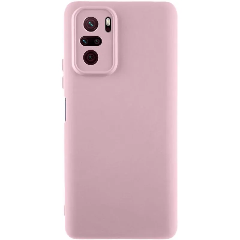 Чохол Silicone Cover Lakshmi Full Camera для Xiaomi Redmi Note 10 / Note 10s / Poco M5s Рожевий / Pink Sand