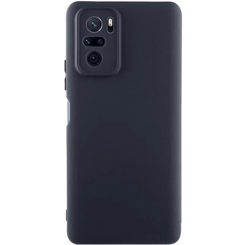 Чохол Silicone Cover Lakshmi Full Camera для Xiaomi Redmi Note 10 / Note 10s / Poco M5s Чорний / Black