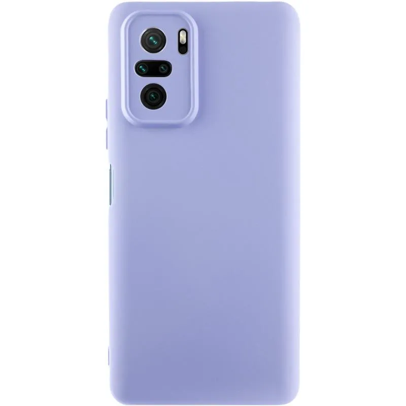 Чохол Silicone Cover Lakshmi Full Camera для Xiaomi Redmi Note 10 / Note 10s / Poco M5s Бузковий / Dasheen