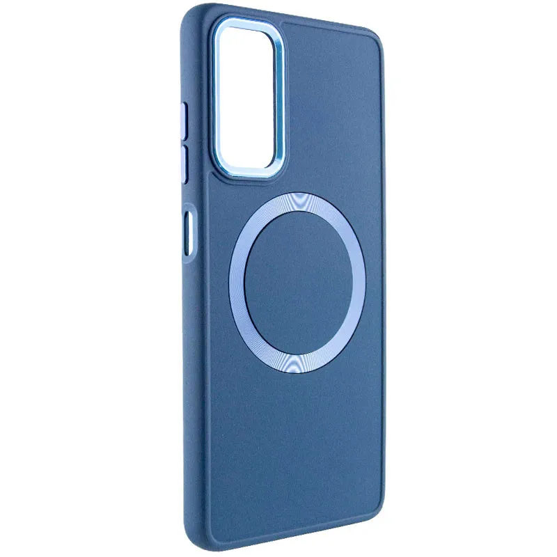 TPU чохол Bonbon Metal Style with Magnetic Fit для Samsung Galaxy A15 4G/5G / M15 5G Синій / Denim Blue