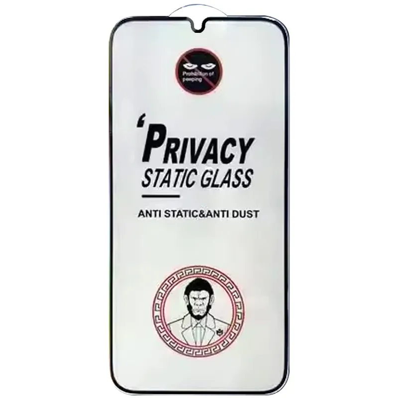 Захисне скло Privacy 5D для Samsung Galaxy A06 / A07 / A08 Чорний — фото 3