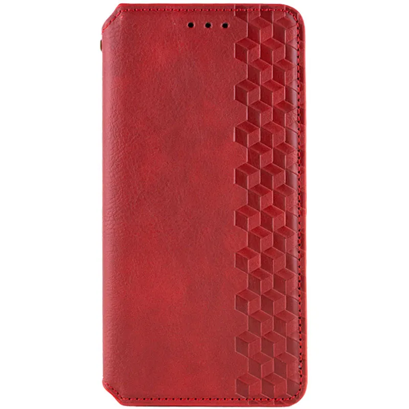 Шкіряний чохол-книжка GETMAN Cubic для Samsung Galaxy A16 4G/5G Червоний
