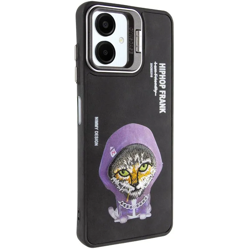 TPU+PC чохол Friends для Samsung Galaxy A06 Black Cat