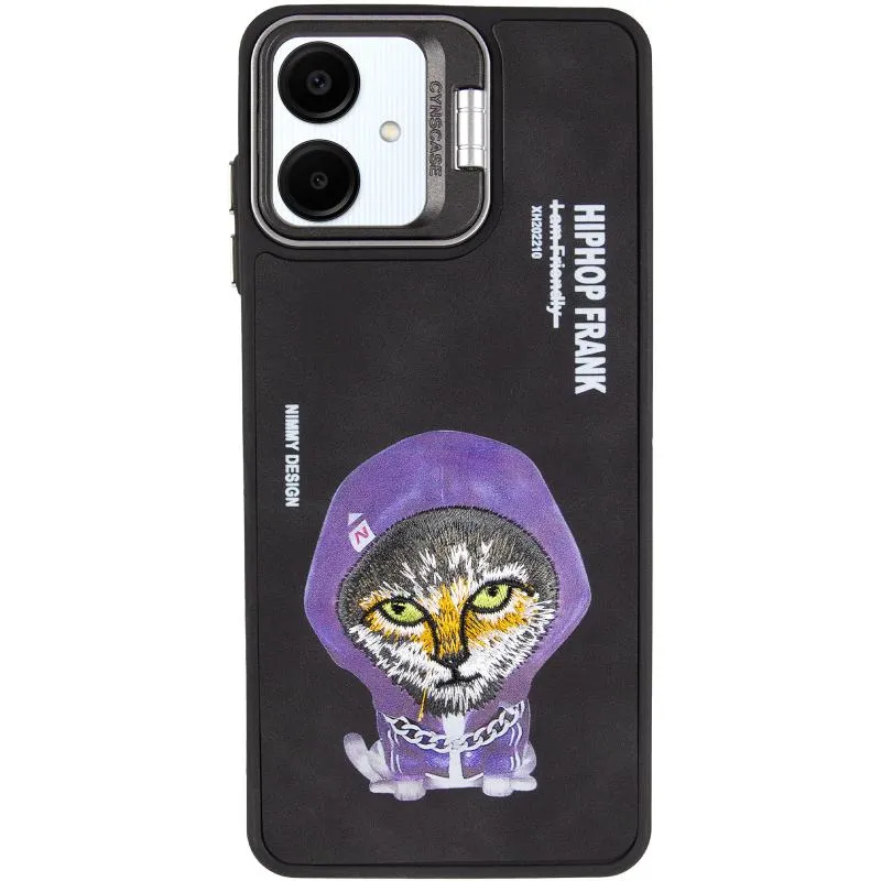 TPU+PC чохол Friends для Samsung Galaxy A06 Black Cat — фото 3