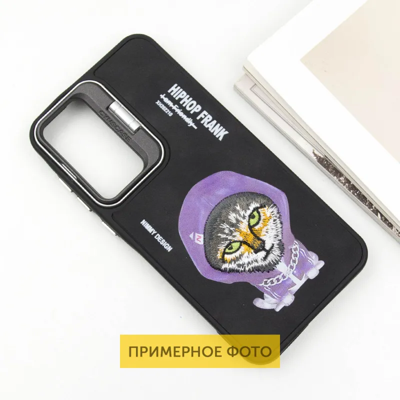 TPU+PC чохол Friends для Xiaomi Redmi 14C / Poco C75 Black Cat — фото 4