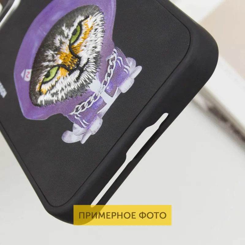 TPU+PC чохол Friends для Xiaomi Redmi 14C / Poco C75 Black Cat — фото 8