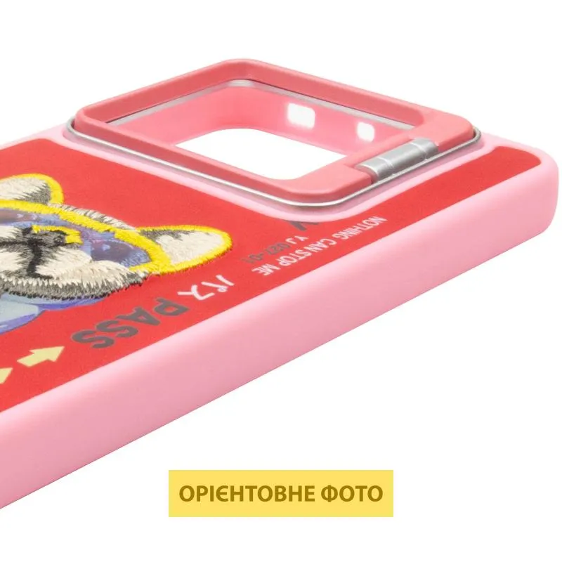 TPU+PC чохол Friends для Xiaomi Poco X6 / Note 13 Pro 5G Pink Dog — фото 5