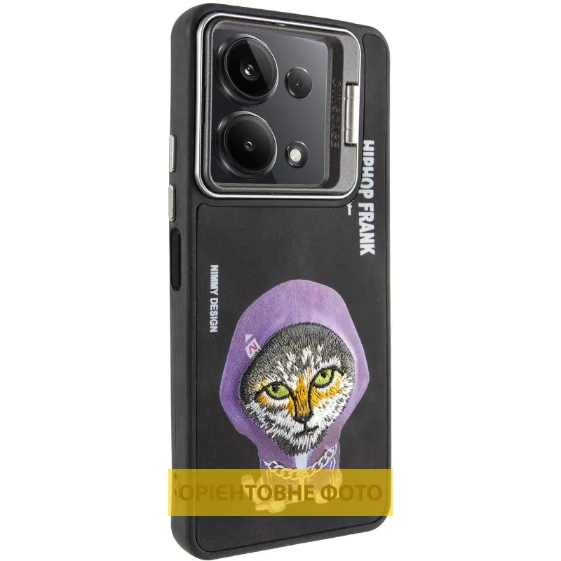 TPU+PC чохол Friends для Xiaomi Poco X6 / Note 13 Pro 5G Black Cat