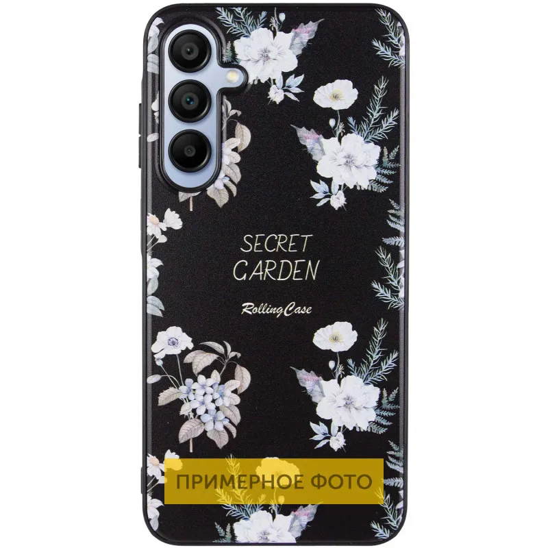 TPU+PC чохол Secret Garden для Samsung Galaxy A06 Black — фото 3