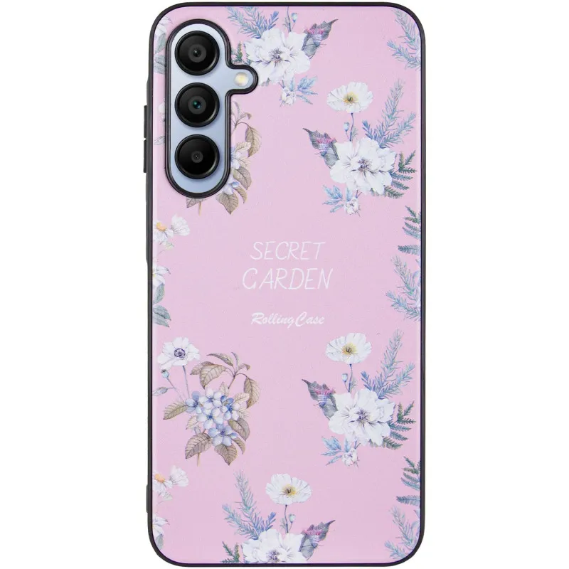 TPU+PC чохол Secret Garden для Samsung Galaxy A15 4G/5G Pink — фото 3