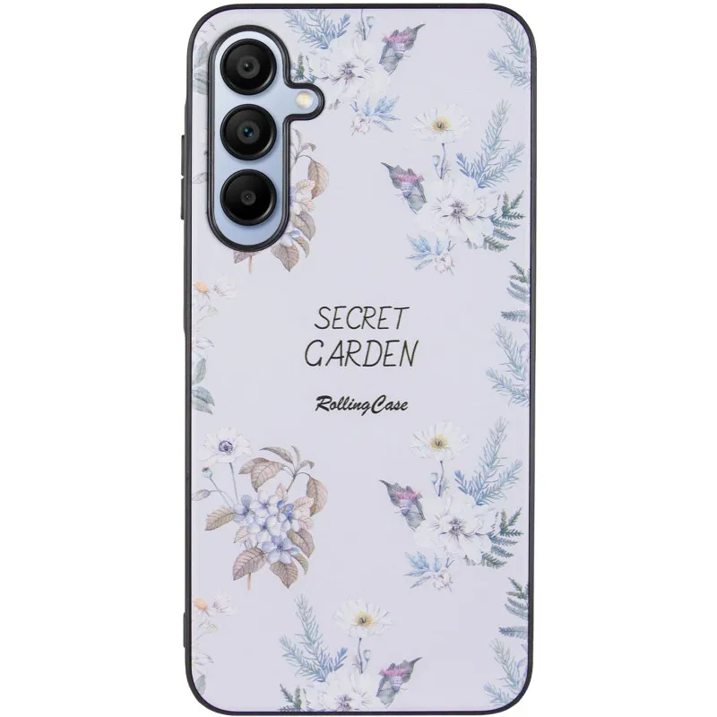 TPU+PC чохол Secret Garden для Samsung Galaxy A25 5G White — фото 2