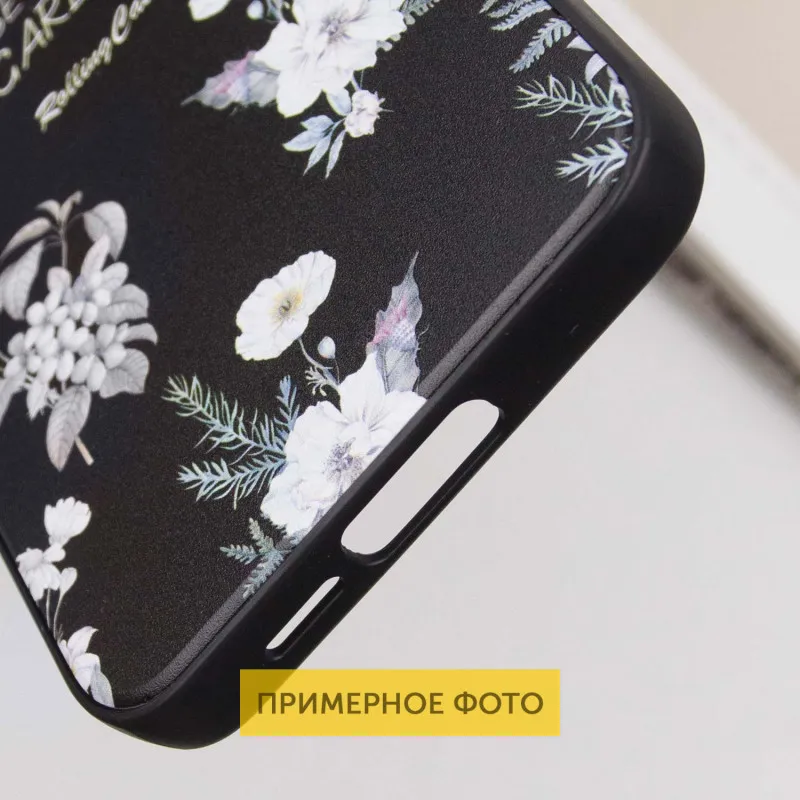 TPU+PC чохол Secret Garden для Xiaomi Redmi 13C / Poco C65 Black — фото 8