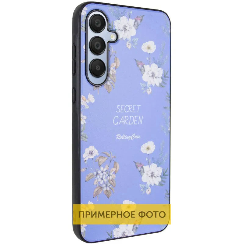 TPU+PC чохол Secret Garden для Xiaomi Redmi 13C / Poco C65 Lilac