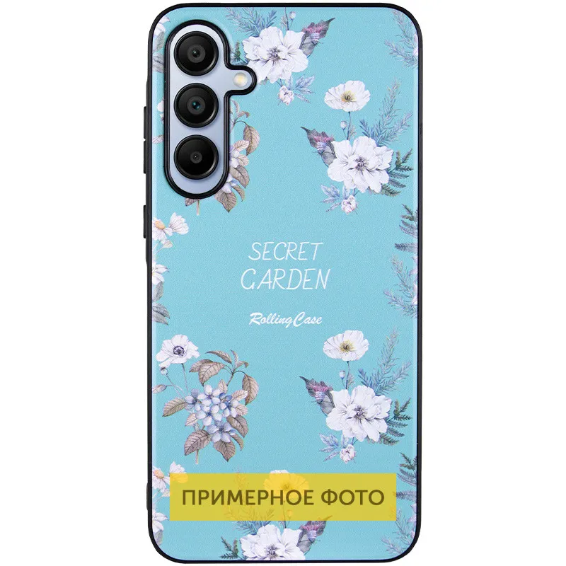 TPU+PC чохол Secret Garden для Xiaomi Redmi 13C / Poco C65 Mint — фото 3