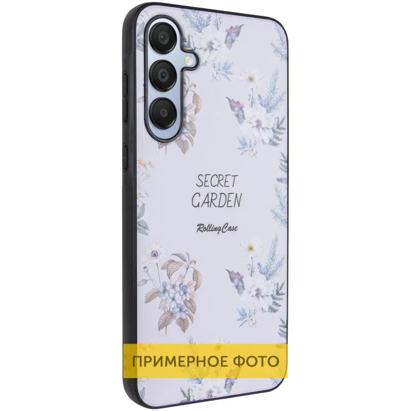 TPU+PC чохол Secret Garden для Xiaomi Redmi 13C / Poco C65 White