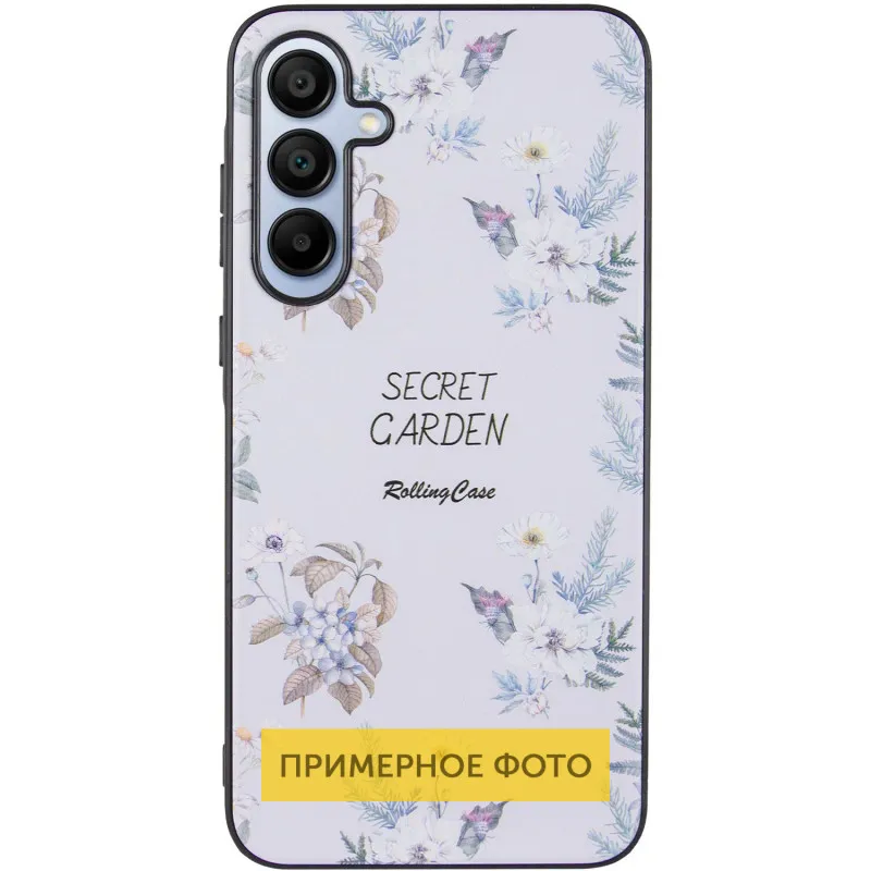 TPU+PC чохол Secret Garden для Xiaomi Redmi 13C / Poco C65 White — фото 3